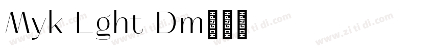 Mayeka Light Demo字体转换